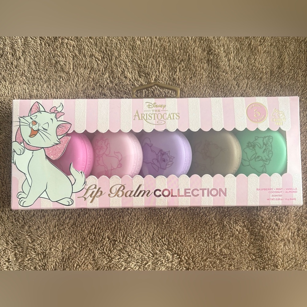 Disney Aristocats Macaron Lip Balm Set